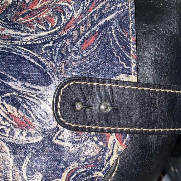 Patricia Nash feathered paisley print purse - Picture 7 of 14